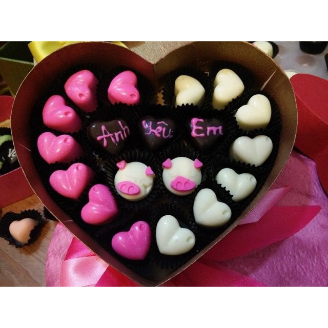 Socola valentine mẫu anh yêu em