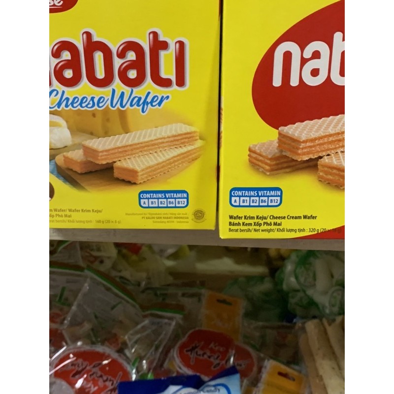 Bánh Xốp Nabati Phô Mai Cheese Wafer Hộp