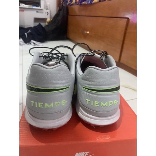 giày bóng đá tiempo legend 8 đế màu đỏ mận TF 🤺 "
