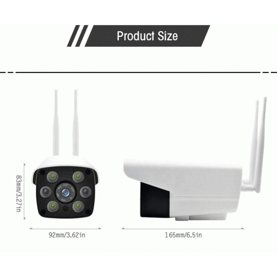 Camera wifi ngoài trời 5.0mpx V380 pro chống nước , camera quay đêm có màu V587 2560*1440p , camera không dây