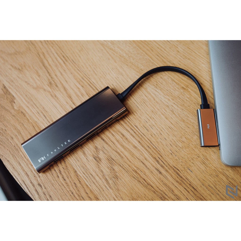 Bộ chia cổng USB Portable 9 in 2 USB-C Hub Feeltek