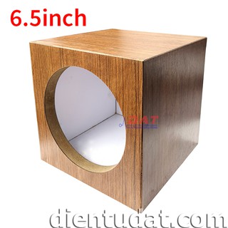 Thùng Loa Sub 6.5inch Vân Gỗ Laminate 19*19*20cm WTS-226