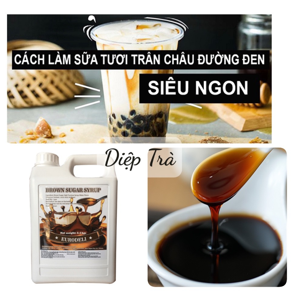 Siro Đường Đen EuroDeli 2,5kg