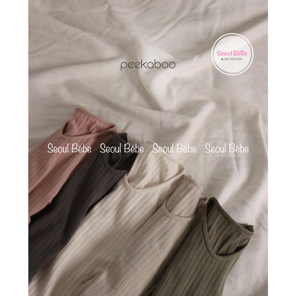 Bộ dài tay gân Friend Peekaboo cho bé 6-22kg 6m-XL thu đông 2022