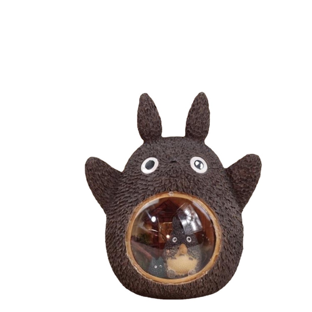 Đèn Ngủ Hình Mèo Doudou Bằng Nhựa Resin Để Bàn Trang Trí Nhà Cửa