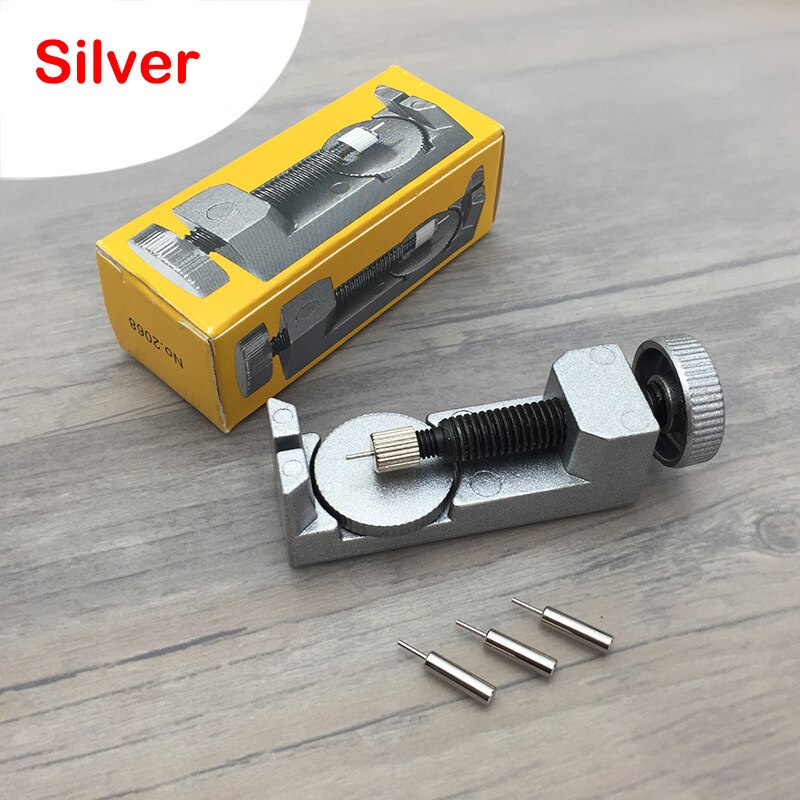 Bộ Dụng Cụ Tháo Mắt Dây Đồng Hồ Bằng Thép Không Gỉ Với 3 Chốt Lò Xo Thay Thế