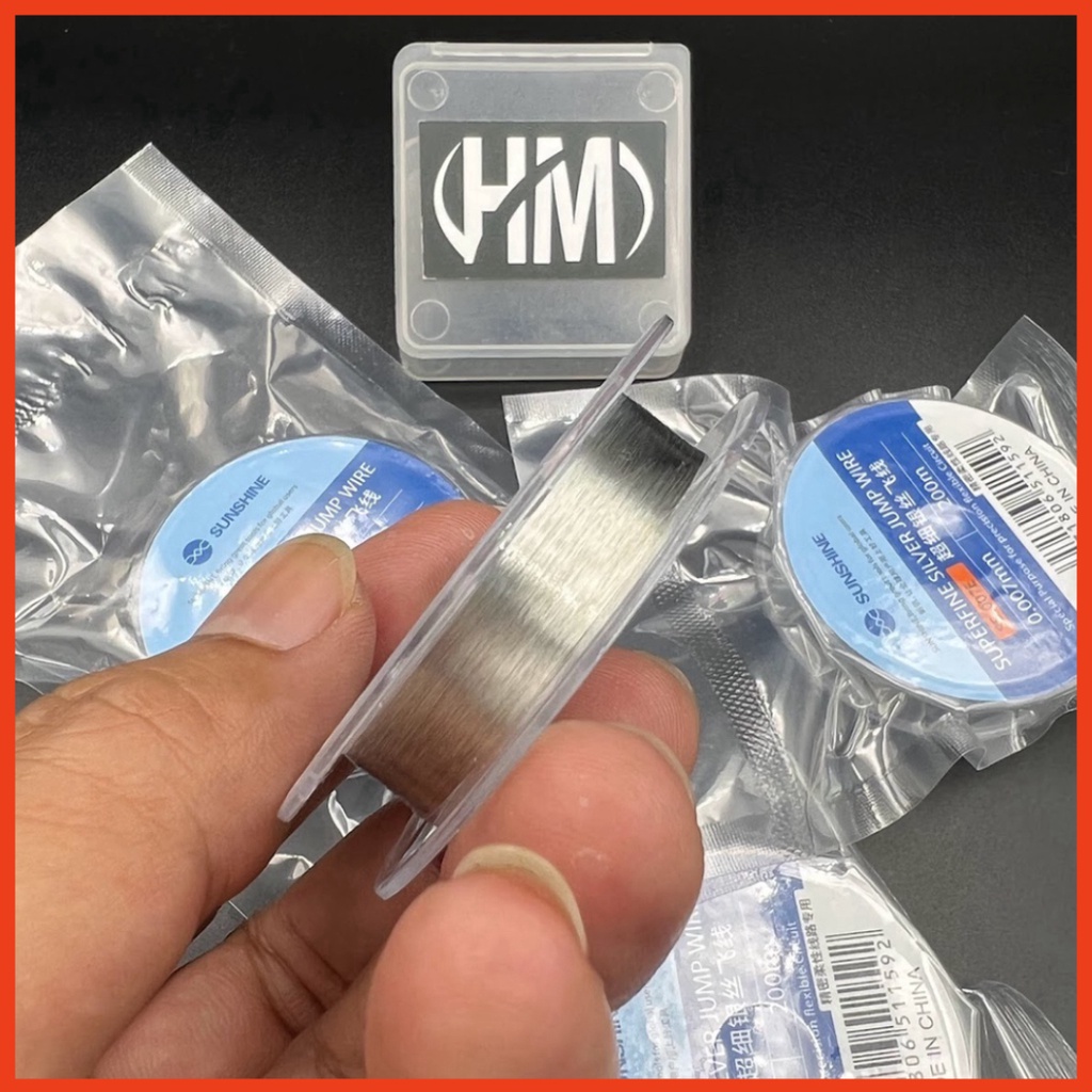 Dây đồng câu mạch Sunshine SS-007E cỡ 0.007 và 0.009mmx200m tráng bạc