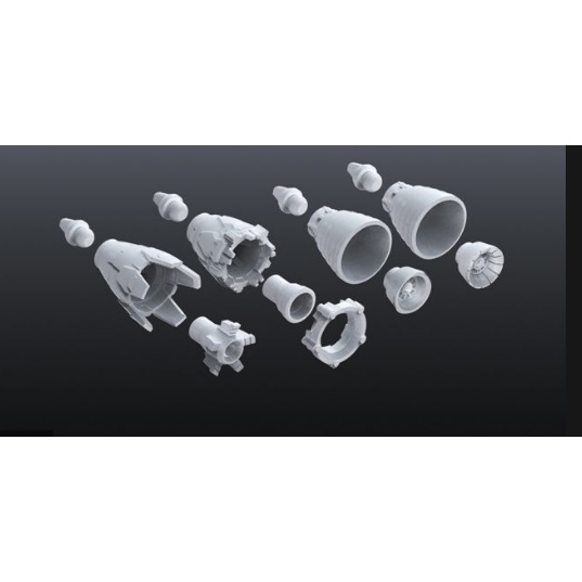 Mô hình lắp ráp Gundam Bộ phụ kiện BUILDERS PARTS HD 1/144 MS EFFECT 01 4573102619433