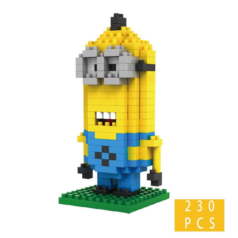 Mô Hình Đồ Chơi Lắp Ráp Mini Hình Minion Xinh Xắn Cho Bé