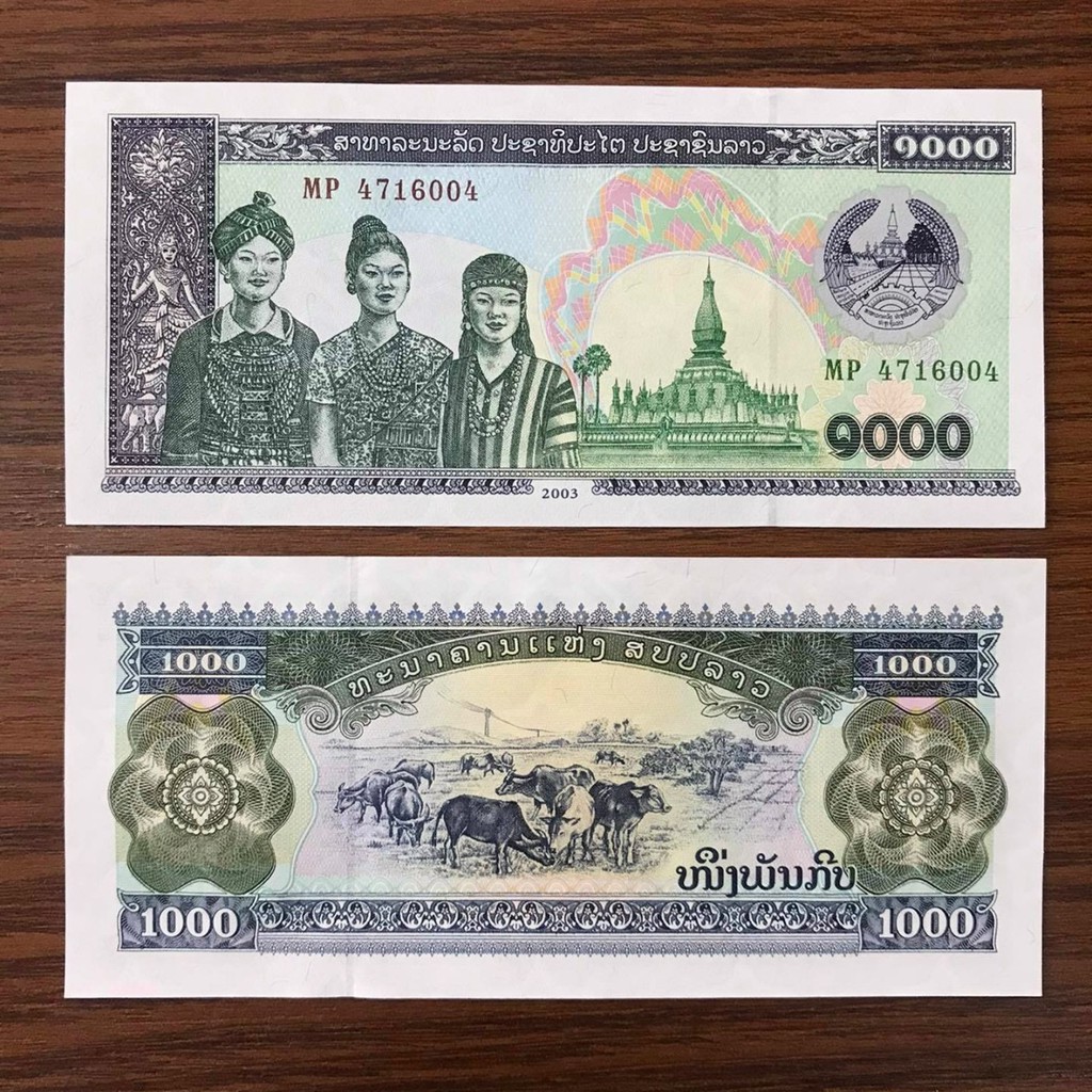 Tiền hình con trâu - 1000 Kip Lào lì xì tết, giá tốt nhất | BigBuy360 - bigbuy360.vn