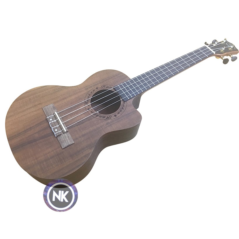 ĐÀN UKULELE TENOR SIZE 26 GUITAR BASS SHAPE MÀU TỐI MẪU 2 - HÀNG CÓ SẴN