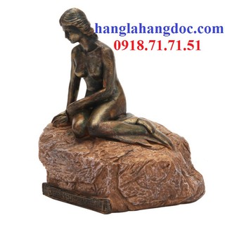 Mô hình tượng nàng tiên cá bằng nhựa thông - biểu tượng của thành phố Copenhagen - Đan Mạch