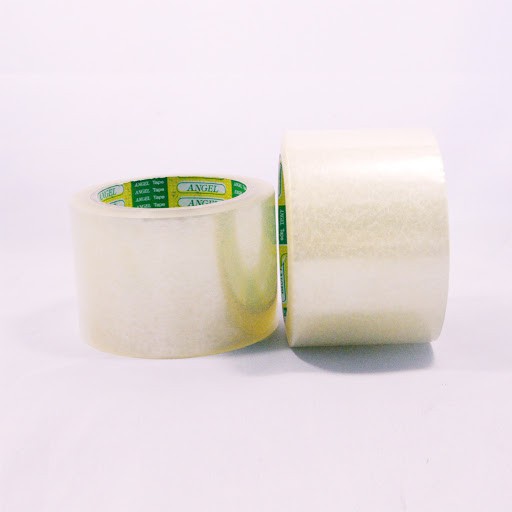 Cây 4 cuộn băng keo 200yard trong 7cm nặng 2kg
