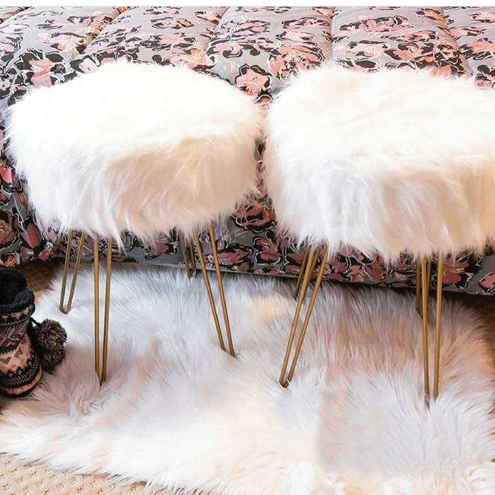 👑 Thảm Lông Trắng Cao Cấp Chuẩn Luxury Trải Sàn Decor Phòng | Màu Hot 2021