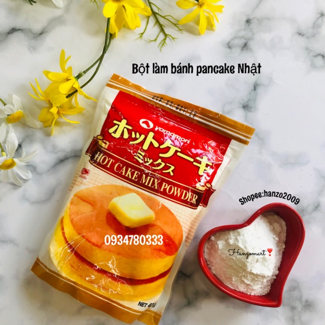 Bột làm bánh pancake bánh rán doremon Yamamori/topvalu/morinaga Nhật Bản