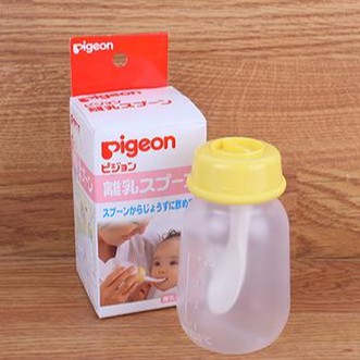 Bình thìa Pigeon cho bé 120ml🍀CHÍNH HÃNG 🍀giúp bé ăn uống dễ dàng nhất mà hoàn toàn không ảnh hưởng đến răng và lợi