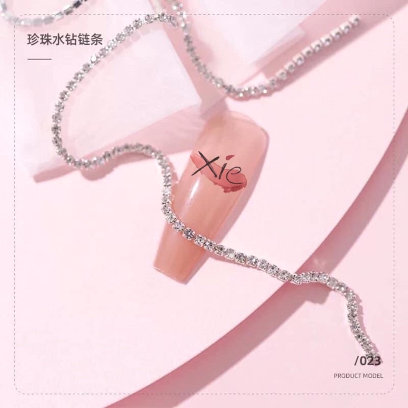 DÂY VIỀN ĐÁ SIÊU SÁNG / DÂY XÍCH ĐÁ - XIE dụng cụ nail&amp;mi 🥰