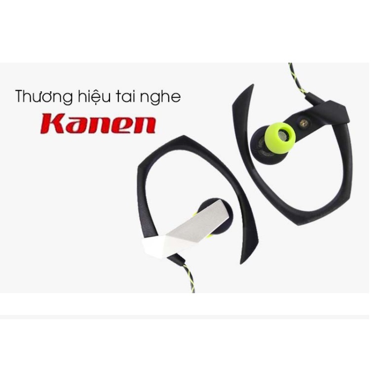 Tai nghe EP Kanen S70 Đen xanh lá