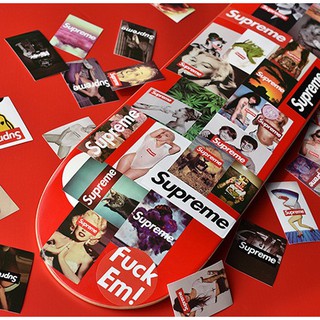 Supreme Sticker - Bộ 64 miếng Dán Nón Bảo Hiểm