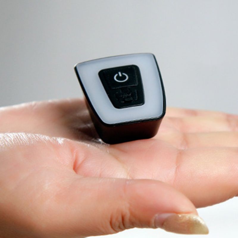 Đèn LED Cảnh Báo An Toàn Gắn Đuôi Xe Đạp / Mũ Bảo Hiểm Có Thể Sạc Lại