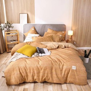 Bộ chăn ga gối cotton tici mẫu vải xước mới nhất 2020