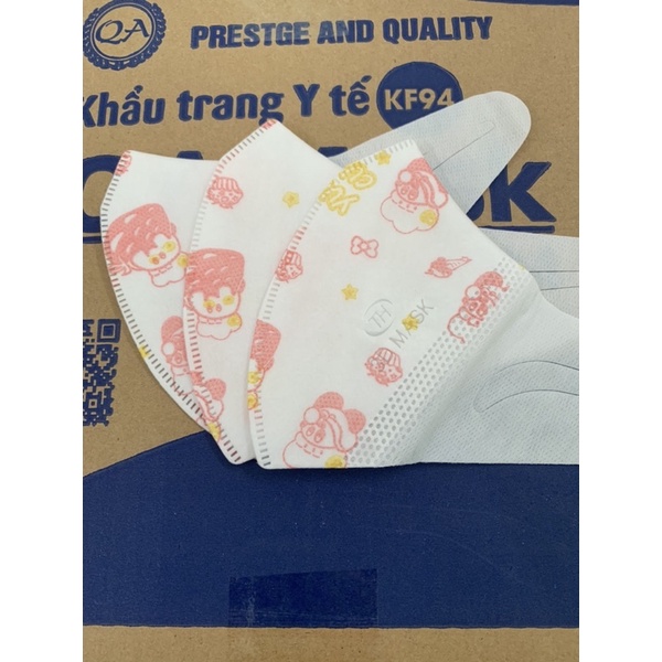 [HỘP 50 CÁI] KHẨU TRANG KHÁNG KHUẨN 3D TUẤN HUY CHO BÉ