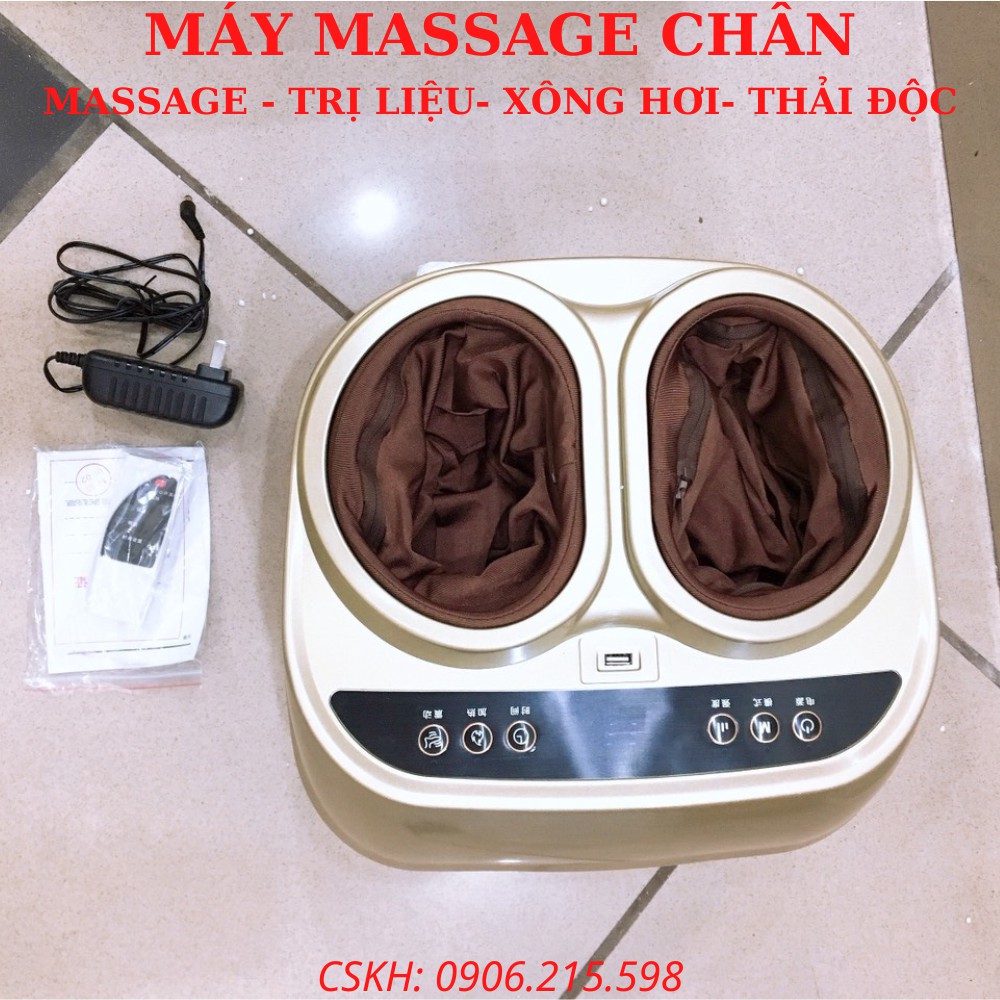 Máy MASSAGE Chân, Máy Mát Xa Chân Massage-Thải Độc- Ngâm Chân- Trị Liệu Bảo Hành 12 Tháng