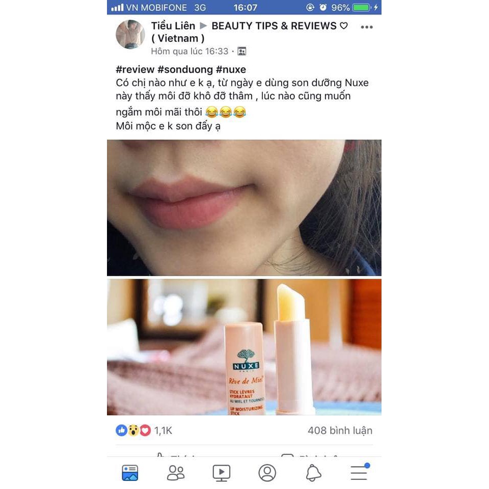 [AUTH PHÁP]  [SALE] THỎI DƯỠNG MÔI Nuxe | BigBuy360 - bigbuy360.vn