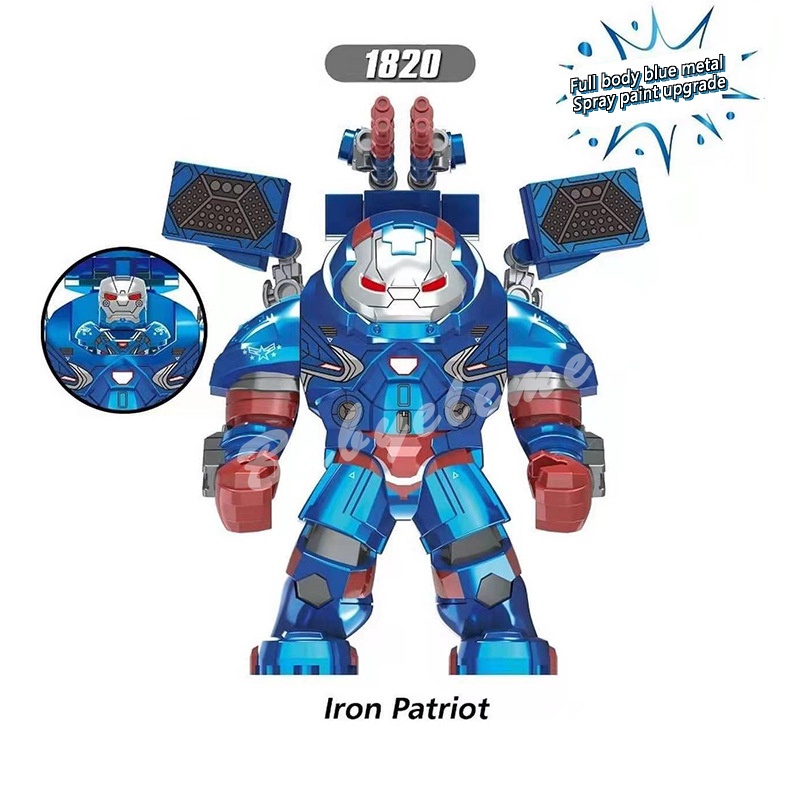 Mô Hình Nhân Vật Người Sắt MK37 MK39 Hulkbuster War Machine Machine Machine Patriot Marvel 7 Kiểu Dáng Xinh Xắn