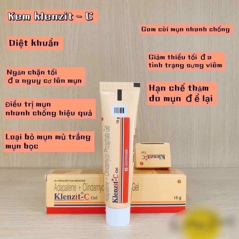 Gel Giảm Mụn KlenzittC 15g