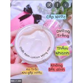 kem body bông dưỡng da cấp ẩm 250gr