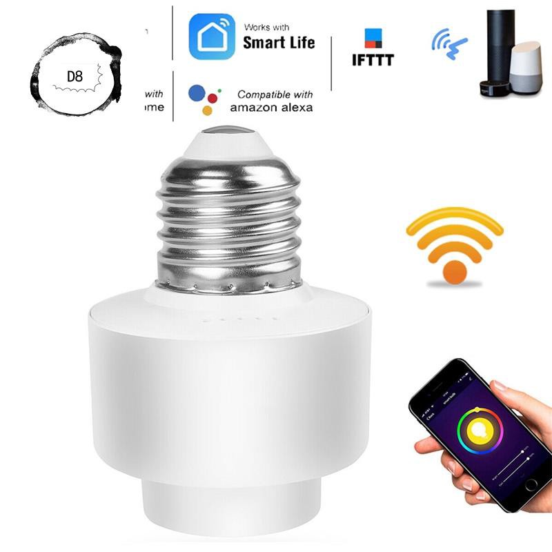 Bóng Đèn Thông Minh E26 E27 Kết Nối Wifi Điều Khiển Qua Ứng Dụng Alexa Google Home