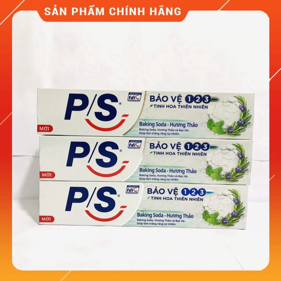 KEM ĐÁNH RĂNG P/S BẢO VỆ 123 BAKING SODA HƯƠNG THẢO 180G