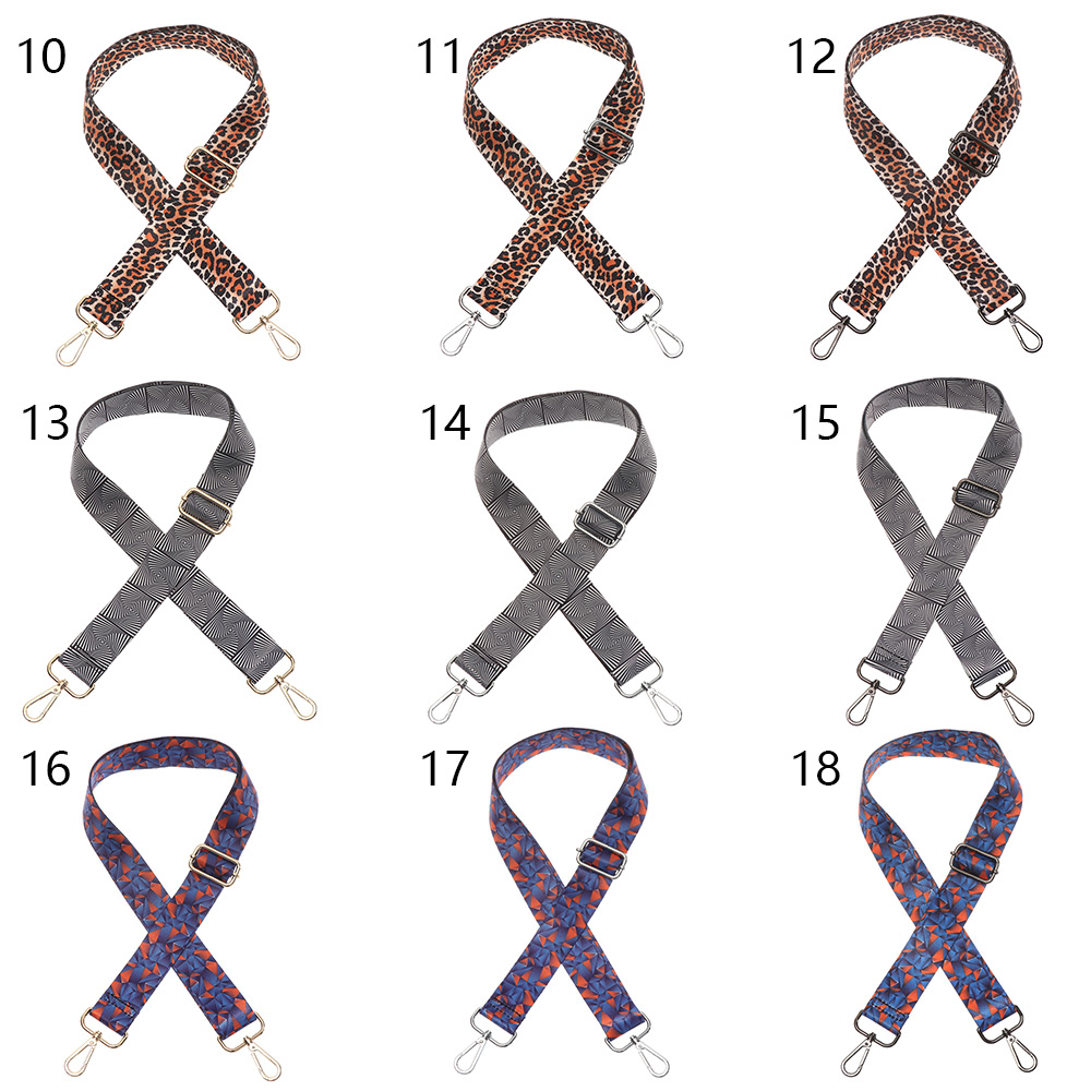 Dây Đeo Túi Xách Bằng Nylon Màu Cầu Vồng Có Thể Điều Chỉnh Thời Trang