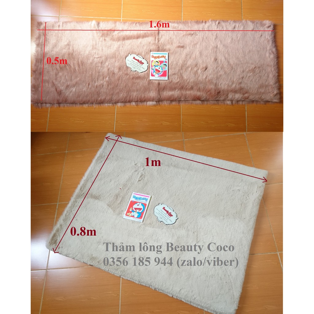 Thảm lông chụp ảnh trang trí size 0.8mx1m