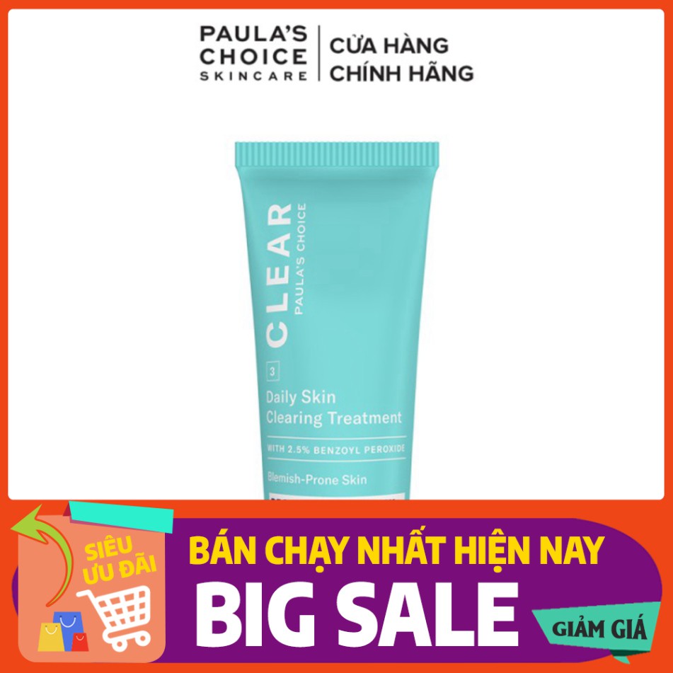 Kem Chấm Mụn Paula's Choice Clear Regular Strength Daily Skin Clearing Treatment 2,5% Benzoyl Peroxide