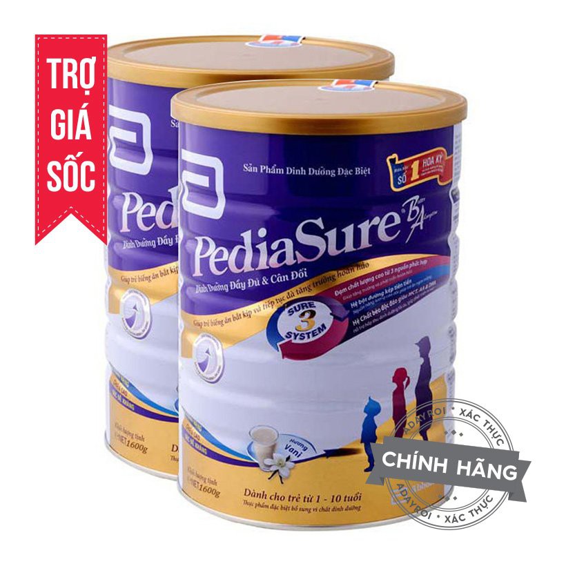 Sữa Pediasure BA 1.6kg Mẫu Mới Date Mới Nhất