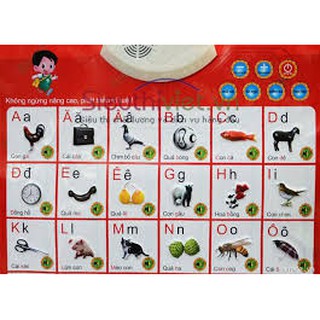 Bảng Chữ Cái Thông Minh CÓ TIẾNG NÓI BBAA10236