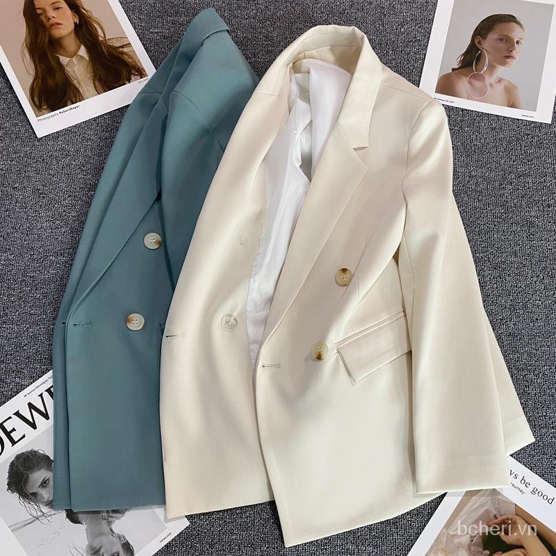 áo vest nữ hàn quốc ba màu, khoác vét thu đông 2021 thiết kế cao cấp | BigBuy360 - bigbuy360.vn