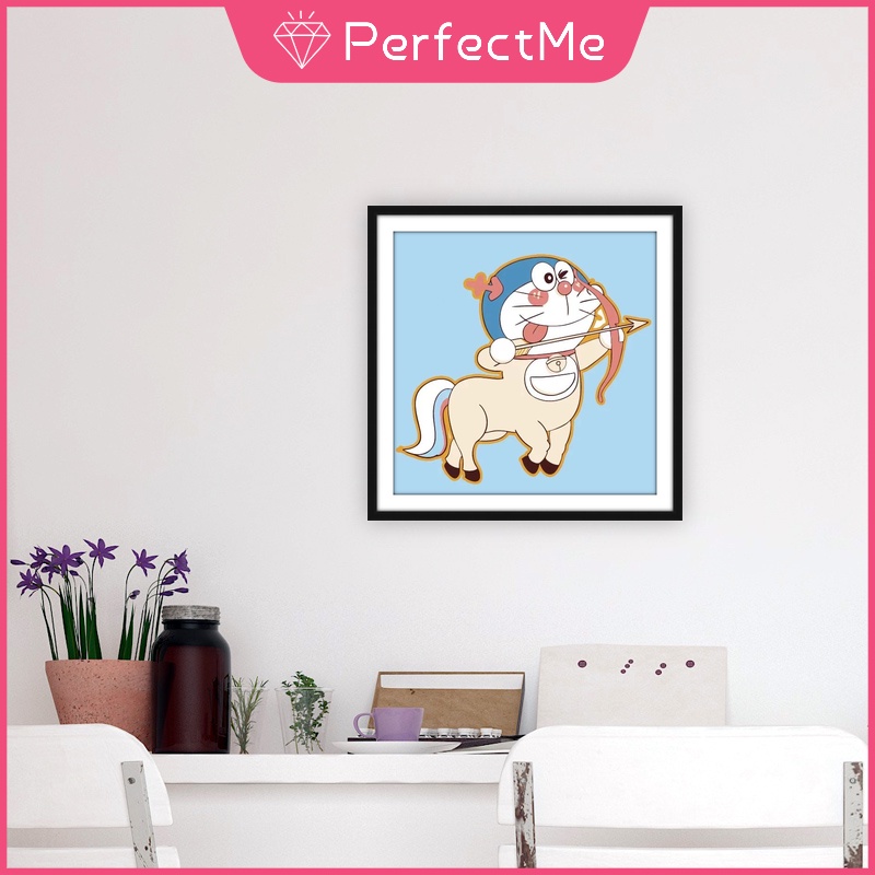 Bộ Tranh Đính Đá 5D Họa Tiết Chòm Sao Hoàng Đạo Độc Đáo Kích Thước 30x30cm Dùng Trang Trí Nhà Cửa