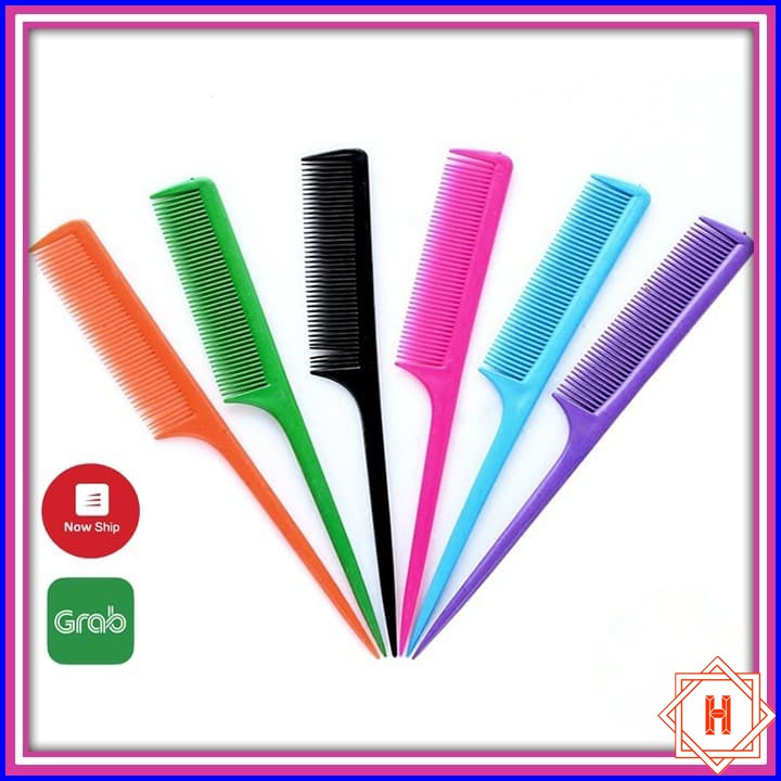 Lược nhựa nhọn rẽ ngôi chuyên dụng hoàn hảo