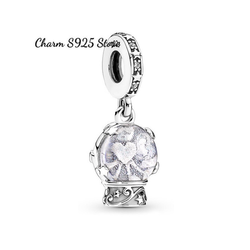 CHARM PAN ALE TREO QUẢ CẦU TUYẾT BẠC S925 CAO CẤP