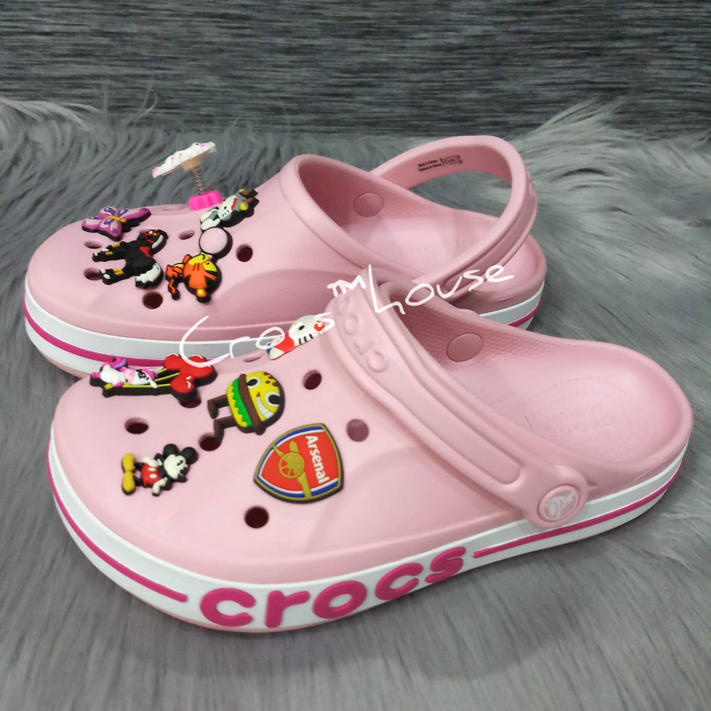 Dép sục crocs baya unisex bảng màu 1, dép sục cross nam nữ tặng kèm jibbitz sticker - Cross house