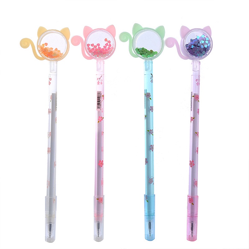 Bút Bi Hình Mèo Dễ Thương Ngòi 0.5mm