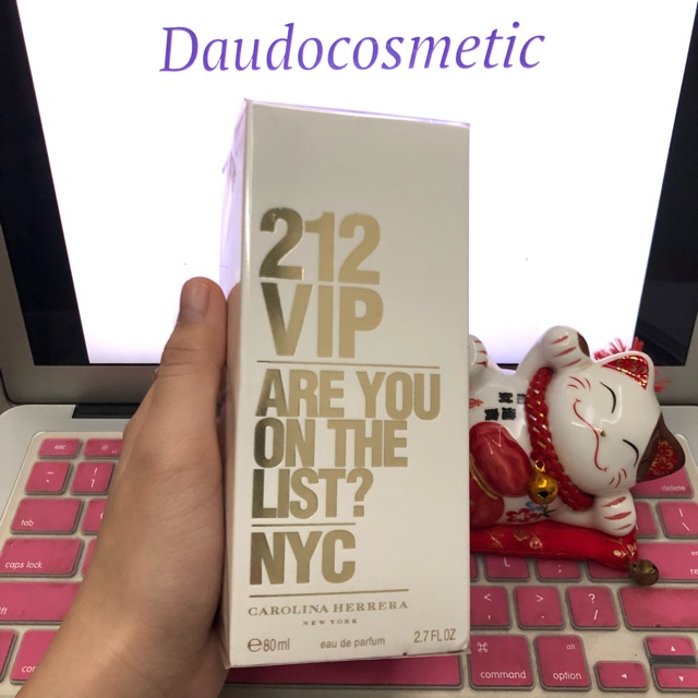 [ fullsize ]Nước hoa Carolina Herrera 212 VIP Vàng 80ml EDP