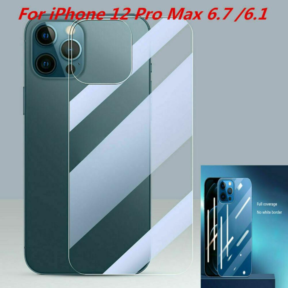 Màu Sắc Kính Cường Lực Bảo Vệ Mặt Sau Dành Cho iPhone 12 Pro Max 11 R9S8