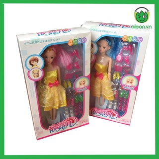 Búp Bê Barbie Hộp Có Trang Sức Và Giày (BB6607)