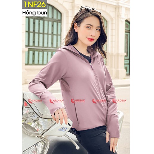Áo Chống Nắng Nữ 2 Lớp Cao Cấp Chất Thun Lạnh Dày Thoáng Khí 𝐂𝐀𝐑𝐃𝐈𝐍𝐀 𝙎𝙖̀𝙞 𝙂𝙤̀𝙣 CHÍNH HÃNG Mẫu Mới Siêu Bền Đẹp Mã 2NF2