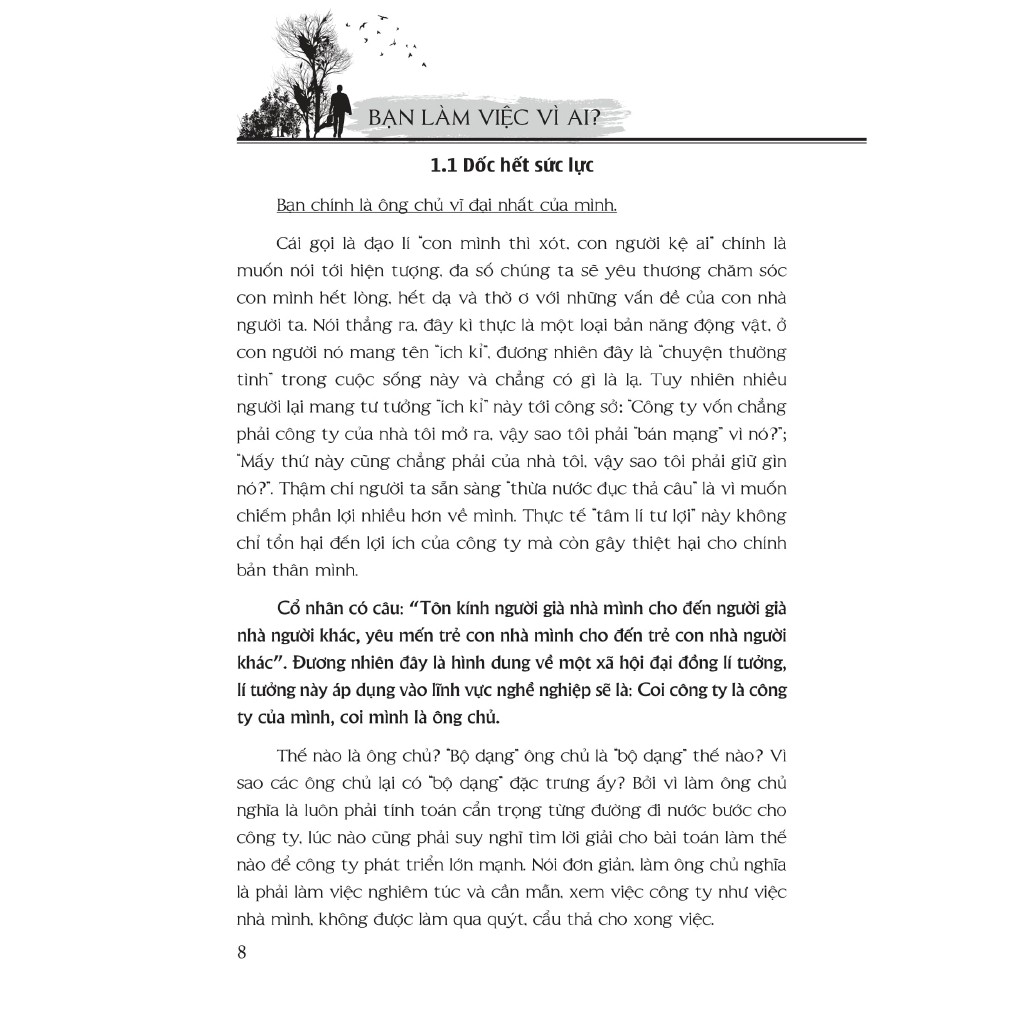 Sách - Bạn Làm Việc Vì Ai (Bìa Cứng) [ Minh Long]