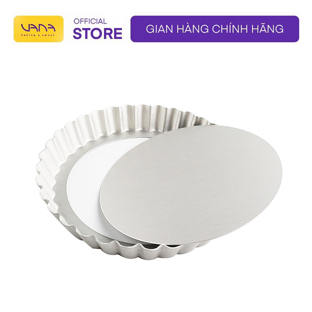 KHUÔN TART TRÒN NHÔM ĐẾ RỜI